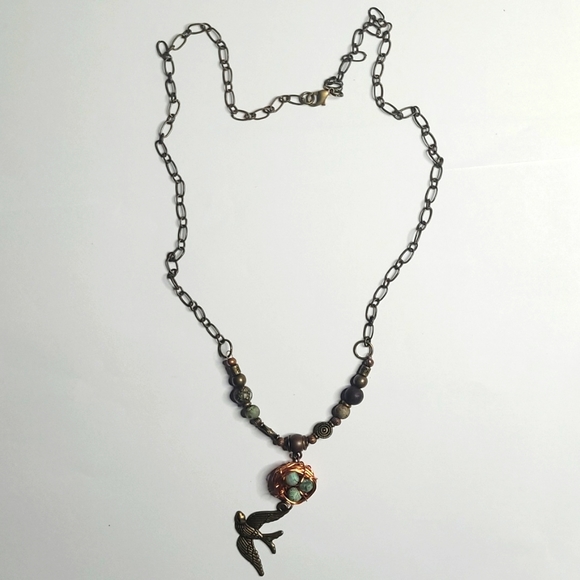 🐦HAND-CRAFTED NECKLACE - Picture 1 of 5